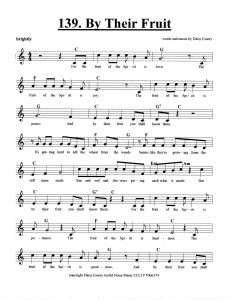 By Their Fruit pg 1 score