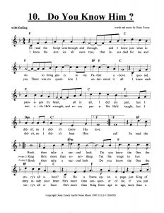 Do You Know Him pg 1 score