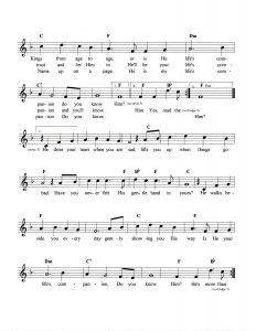 Do You Know Him pg 2 score