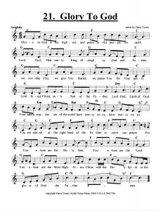 Glory To God score