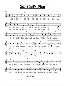 God's Plan pg 1 score