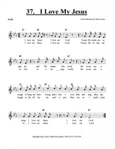 I Love My Jesus score