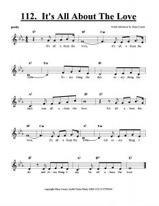 It's All About The Love score