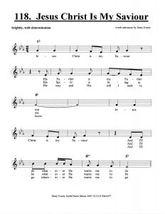 Jesus Christ Is My Saviour score