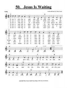 Jesus Is Waiting score
