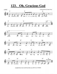 Oh, Gracious God score