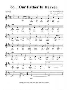 Our Father In Heaven score