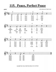 Peace, Perfect Peace score