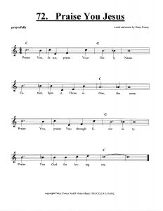 Praise You Jesus score