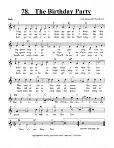 The Birthday Party score