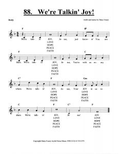 We're Talkin' Joy score