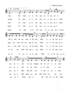 Whatever He Says pg 2 score