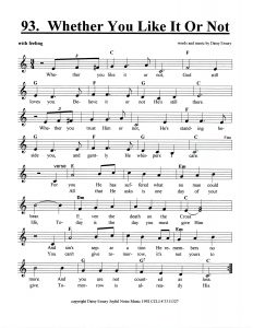 Whether You Like It Or Not score