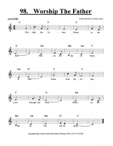 Worship The Father score